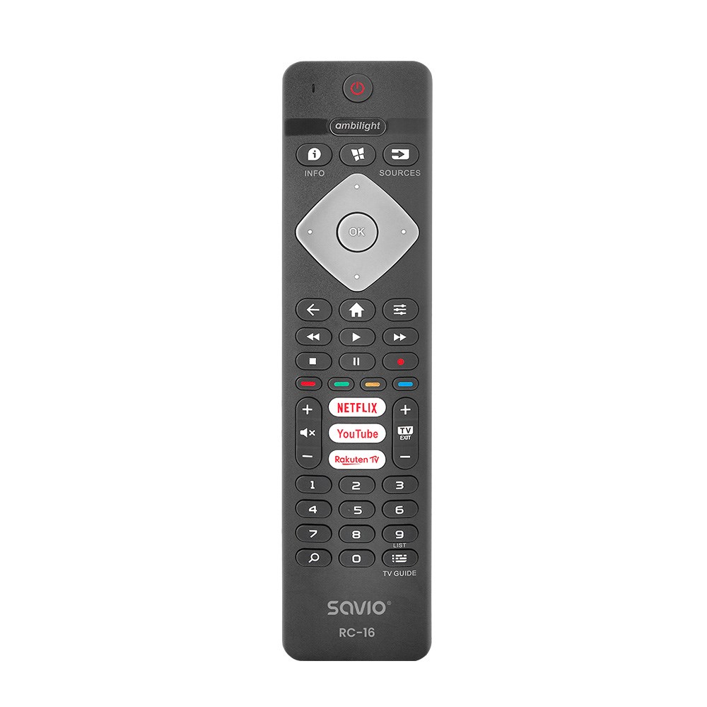 Savio universal remote control replacement for Philips TV RC-16